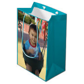 Baby Kinder Persoonlijke Fotodag Medium Cadeauzakje (Voorkant Gekanteld)