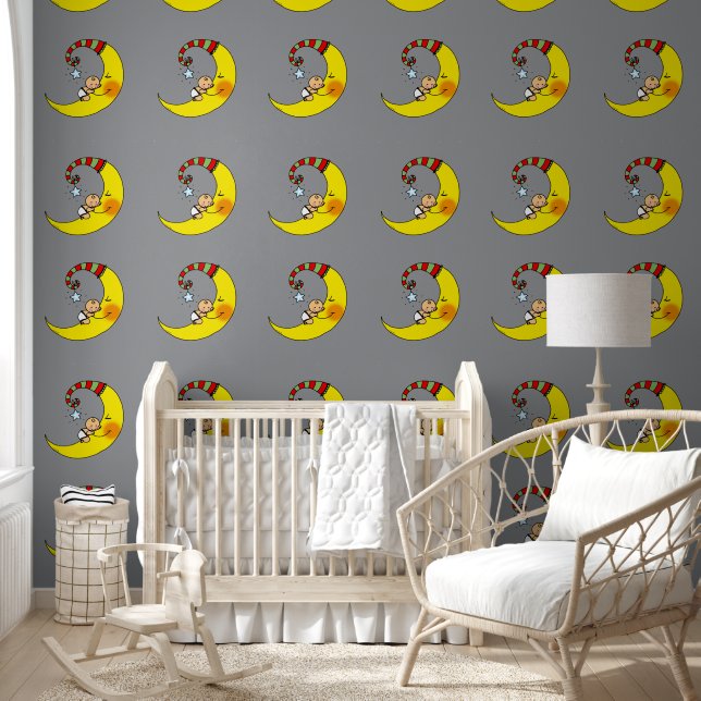 baby kinderdagverblijf Good Night Moon Behang (Kinderen)