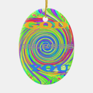 Baby Kinderen God Zegen U..png Keramisch Ornament