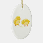 Baby Kippen Keramisch Ornament (Rechts)