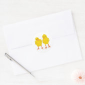 Baby kippen Paaspeper Stickers schilderen (Envelop)
