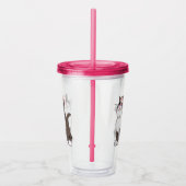 Baby Kitten Acryltumbler Acryl Drinkbeker (Rechts)