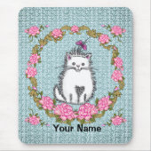Baby Kitten Cat Mousepad Muismat (Voorkant)