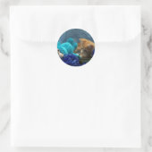 baby kitten Cole Ronde Sticker (Tas)