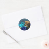 baby kitten Cole Ronde Sticker (Envelop)