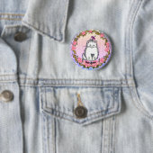 Baby Kitten Kat speld Ronde Button 5,7 Cm (In situ)