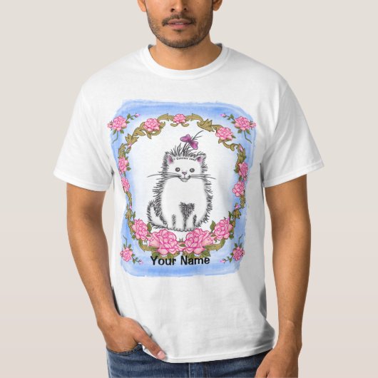 Baby Kitten Kat T-Shirt (Voorkant)