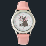 Baby Kitten Watch Gift Horloge<br><div class="desc">Cute Baby Kitten MIGNED Painting Design</div>