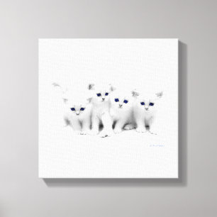 Baby Kittens Canvas Afdruk