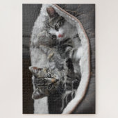 baby kittens puzzel legpuzzel (Verticaal)