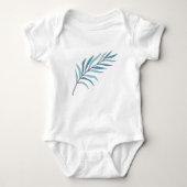 Baby kleding bloem liefhebbers ontwerp romper (Voorkant)