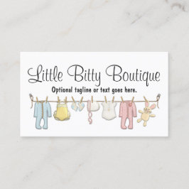 Baby Kleding Clothesline Boutique Social Media Visitekaartje