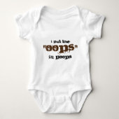 Baby Kleding - Ik zet de oeps in poep Romper (Voorkant)