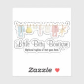 Baby Kleding Kleding Kleding Kleuters Naaien Naam Sticker (Vel)