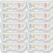 Baby Kleding Kleding Kleding Kleuters Naaiplanner Sticker (Voorkant)