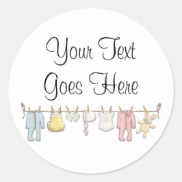 Baby Kleding Kouder Zuigelkinderen Boutique Ronde Sticker