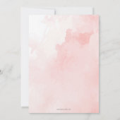 Baby Kleding Roze Meisje Baby shower Dank u Kaart (Achterkant)