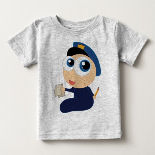 Baby Kleding van politieagent baby (Voorkant)