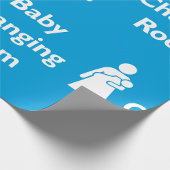 Baby Kleedkamer Teken met ouder en Baby Cadeaupapier