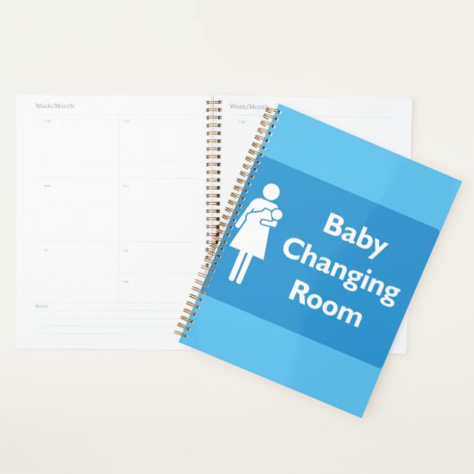 Baby Kleedkamer Teken met ouder en Baby Planner (Display)