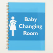 Baby Kleedkamer Teken met ouder en Baby Planner (Voorkant)