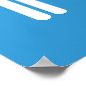 Baby Kleedkamer Teken met ouder en Baby Poster (Hoek)