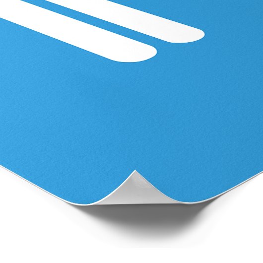 Baby Kleedkamer Teken met ouder en Baby Poster (Hoek)