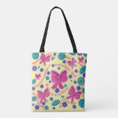 Baby Kleine Meisjes Tas Buttonnen en Bogen (Achterkant)