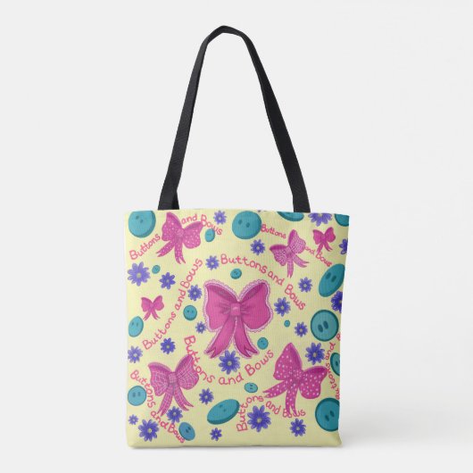 Baby Kleine Meisjes Tas Buttonnen en Bogen (Achterkant)