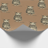 Baby kleine vogel cadeaupapier (Hoek)