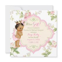 Baby Kleurmeisje Roze groene Rozen Bloemen Floral