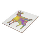 Baby kleurrijk boerderij van schapen en geiten Kun Tegeltje