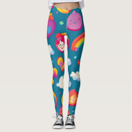 Baby Kleurrijk gepersonaliseerd patroon Leggings