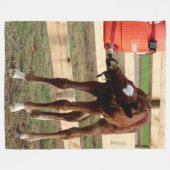 BABY KLOT DIE EEN DRINK KRIJGEN FLEECE DEKEN (Voorkant (Horizontaal))