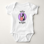 Baby Knight-ontwerp Romper (Voorkant)
