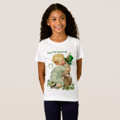 BABY KNUFFELEN KONIJN LEPRECHAUN PET, St. Patrick  T-shirt (Voorkant volledig)