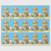 BABY KNUFFELEN PAASHAAS , Sky Blue Cadeaupapier (Vlak)