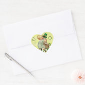 BABY KNUFFELKONIJN, HEARTS IRISH ST. PATRICK'S DAY HART STICKER (Envelop)
