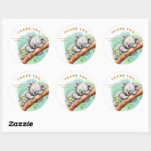Baby Koala Baby shower Dank u Ronde Sticker (Vel)