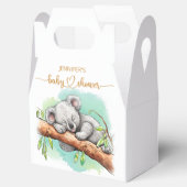 Baby Koala Baby shower Favor Box Bedankdoosjes (Geopend)