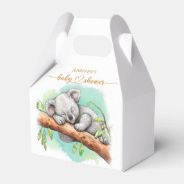 Baby Koala Baby shower Favor Box Bedankdoosjes