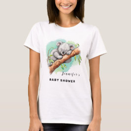 Baby Koala Baby shower T-shirt