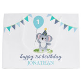 Baby Koala Balloon Party Flag Birthday Groot Cadeauzakje (Voorkant)