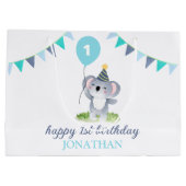 Baby Koala Balloon Party Flag Birthday Groot Cadeauzakje (Achterkant)