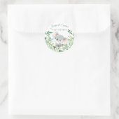 Baby Koala Beer Baby shower Ronde Sticker (Tas)