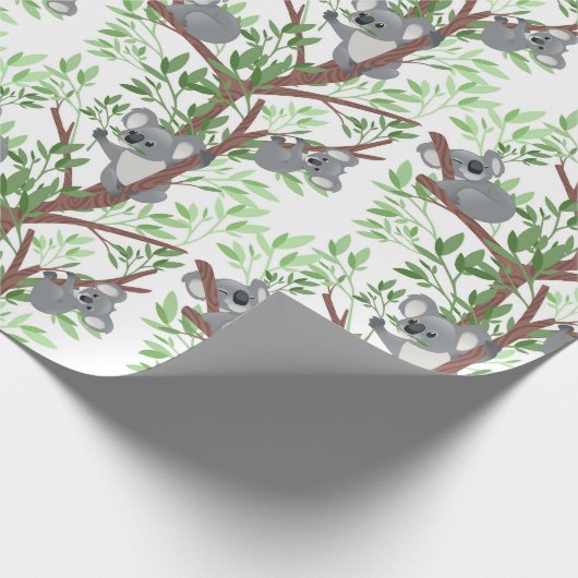 Baby Koala Beer Cadeaupapier (Hoek)