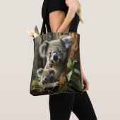 Baby Koala Beer en Mam Tote Bag (Dichtbij)