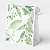 Baby Koala Beer Groen en Wit Baby shower Bedankdoosjes (Achterkant)