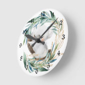 Baby Koala-Beer in Wreath Nursery Ronde Klok (Hoek)