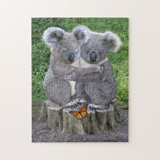 Baby Koala Beer Knuffels Legpuzzel (Verticaal)